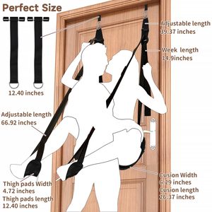 성인용 BDSM 성인 스윙 토이 수갑 고품질 베개 스윙 커플 사랑 게임 침대 속박 성인 스윙 - Product Image 5