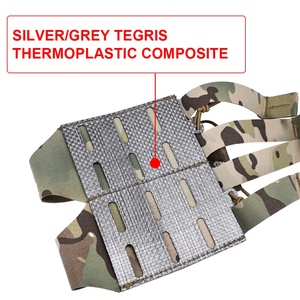 กระเป๋าใส่แม็กกาซีนแบบคู่ ทำจากไนลอน 500D ขนาด 15x13.5 ซม. ระบบ Fast Molle สำหรับอุปกรณ์ป้องกันตัว - Product Image 4