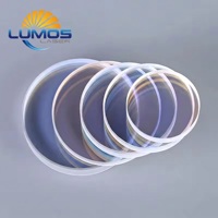 Lentille de protection laser en quartz à faible absorption 24.9*1.5 27.9*4.1 pour équipements laser en verre, pièces Raytools BM109 BM110