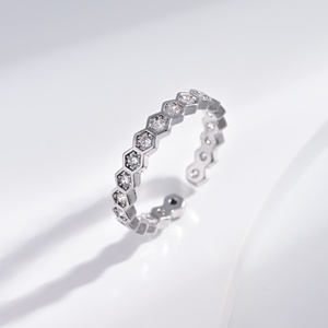 wholesale plata <b>925</b> sterling <b>silver</b> Classic Green Stone <b>ring</b> Everyday Wear marriage 14k gold hands zircon dainty finger <b>rings</b> - Product Image 2