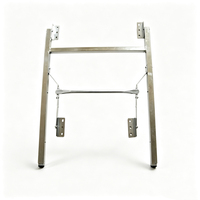 Pieds de table pliables en métal, réglables en hauteur, extensibles, télescopiques, pour table de banquet