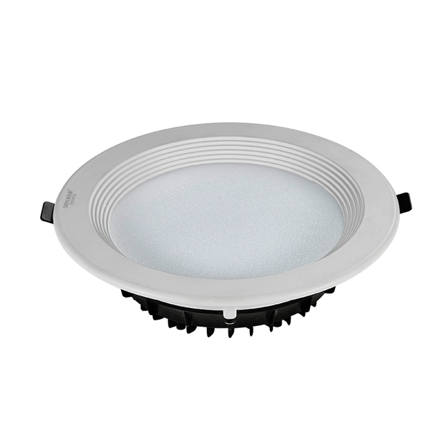 High Bright 35W 3500LM IP44 Aluminum Modern Hotel Use 8-Inch Recessed LED Downlight CRI90 50000 Hours Lifespan