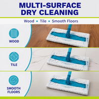 Échantillon Gratuit Personnalisable : Chiffons de Nettoyage de Sol à Sec, Chiffons à Poussière, Serpillères pour le Nettoyage et le Dépoussiérage Domestique, Grande Taille