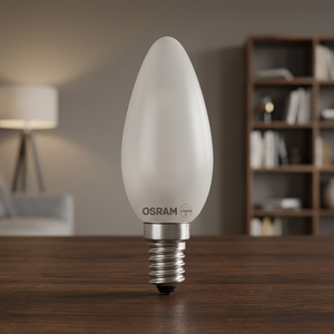 Lampada a Candela LED in Cristallo Opaco E14 3.4W 6500K 470Lm 230V Durata 15000h (467127) - Product Image 3