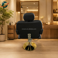 Fauteuil de Barbier Commercial en Cuir PU, Conception Ergonomique, Construction Robuste, Hauteur Réglable, Rotation à 360 Degrés - Vente en Gros pour Salons