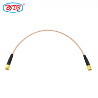 Prise mâle SMA à faible perte du fabricant vers prise mâle SMA pour câble d'extension RG316 Pigtail Jumper peut être personnalisé