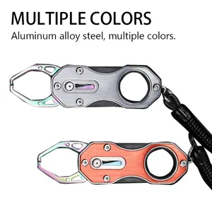 Fish Lip Grip Gripper Grabber Aluminum Alloy Controller Portable Aluminium Saltwater Fishing Equipment Tackle Tools