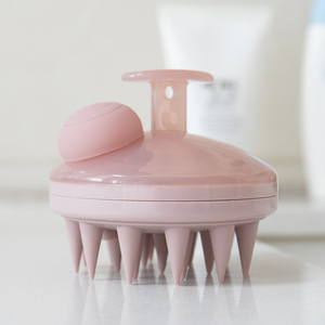 Private Label 2 in 1 Silicone Scalp Massage <b>Shampoo</b> Brush with <b>Shampoo</b> <b>Dispenser</b> - Product Image 5