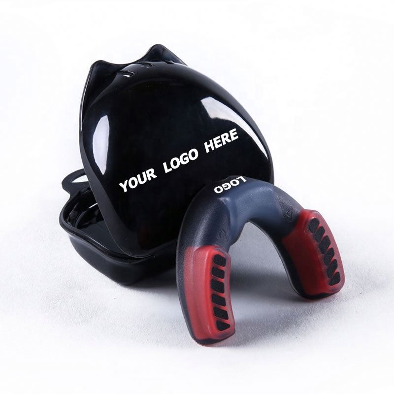 Custom Your logo Sport Accessories Gifts Combat Mouth Guard Designed for Adults Kids and Youth with Case