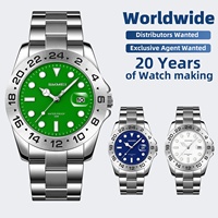 Nuevo Reloj SKMEI 9415 de Lujo para Hombre, Caja de Aleación de Zinc, Correa de Acero Inoxidable, Reloj de Cuarzo Analógico, Esfera de 44 mm, Correa de 20 mm, Resistente al Agua 3BAR