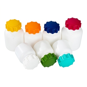 Etiqueta personalizable de PE, color personalizado, botella de recarga de tapa en forma de <span class=keywords><strong>rueda</strong></span> para suplementos nutricionales, pastillas, cápsulas y gomitas - Product Image 6