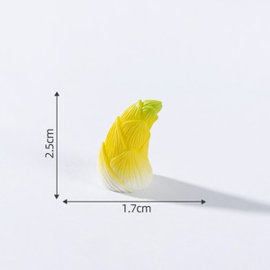 Zucca, peperone verde e piccoli verdure in resina, decorazioni fai da te a forma di cibo giocattolo, mini ornamenti da scrivania - Product Image 6