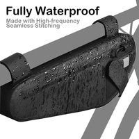 Sac de cadre de vélo imperméable OEM, sac triangulaire pour tube supérieur avant de vélo