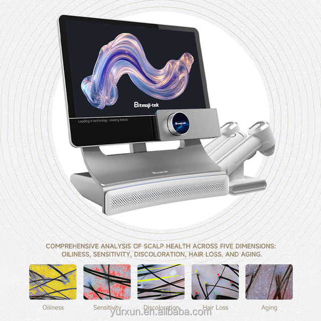High-Resolution Hair and Scalp Diagnostic Tool with Real-Time Imaging and Cloud Management