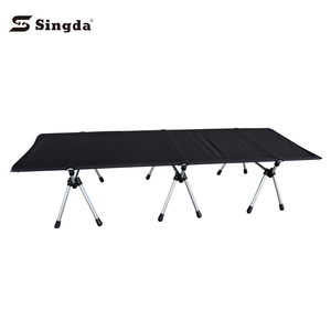 Cama <span class=keywords><strong>de</strong></span> Campaña Plegable Ligera, Cama Plegable Cómoda para Senderismo, Viajes, Playa, Excursionismo con Dos Alturas (Alta y Baja) - Product Image 1