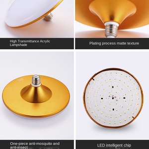COYOLED Super brillante <span class=keywords><strong>LED</strong></span> <span class=keywords><strong>E27</strong></span> bombilla <span class=keywords><strong>LED</strong></span> 220V UFO lámpara <span class=keywords><strong>E27</strong></span> bombillas doradas colgantes placas de bombilla <span class=keywords><strong>LED</strong></span> para iluminación del hogar - Product Image 4