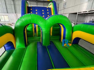 Parcours d'obstacles gonflable personnalisé, course <span class=keywords><strong>de</strong></span> terrain <span class=keywords><strong>de</strong></span> jeu, jeu <span class=keywords><strong>de</strong></span> parcours d'obstacles gonflable excitant pour enfants - Product Image 5