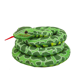 Phong cách hài hước dài vàng Python đồ chơi sang trọng Mặt dây chuyền dễ thương mô phỏng rắn búp bê gối mềm tùy chỉnh ODM bán buôn phim hoạt hình - Product Image 1