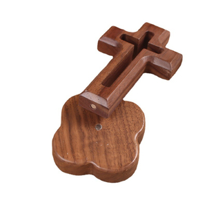 Madera Jerusalén Cruz de madera Cruces Decoración - Product Image 1