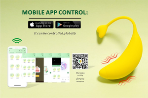 Forme de banane femelle oeuf vibrant APP télécommande intelligente dispositif de Masturbation rétrécissement vagin exercice Massage sexe jouets pour adultes - Product Image 5