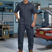 Pantalon de travail personnalisé en polyester respirant à manches courtes, avec logo imprimé pour usine/atelier, vêtement de travail résistant à l'usure, détection des aiguilles, pour le travail.