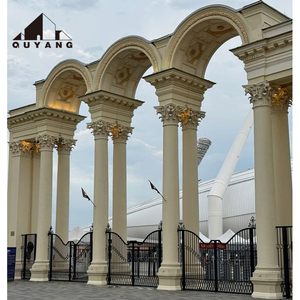 Ngoài trời trang trí nhà trụ cột thiết kế bằng đá cẩm thạch trắng cột đá Roman cột cho khách sạn biệt thự - Product Image 3