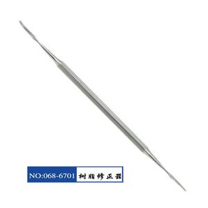 Instrumento de Relleno Dental de Doble Cabeza de Acero Inoxidable, Corrector Estético para Limpieza y Relleno Dental - Product Image 3