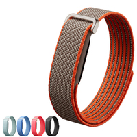 Tali Jam Tangan Pengganti Olahraga Ringan dan Bernapas dari Bahan Nilon dengan Pengait dan Pengunci yang Dapat Disesuaikan untuk Google Fitbit Air