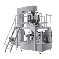 Machine d'emballage de granulés en sachets préformés à 10 stations, machine d'emballage de fruits secs, équipement de remplissage et de scellage pour aliments secs