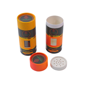 Boîte cylindrique en <span class=keywords><strong>carton</strong></span> kraft avec <span class=keywords><strong>bec</strong></span> verseur facile <span class=keywords><strong>à</strong></span> utiliser, impression de logo personnalisée, bord lisse et enveloppement. - Product Image 6