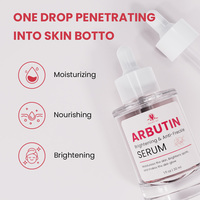 Nouveauté Soins de la peau personnalisés Nicotinamide Arbutine Acide hyaluronique Sérum facial blanchissant hydratant