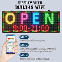 Tablero de visualización de mensajes digitales a todo color para exteriores P10 programable por WiFi con tecnología SMD Pantalla Led programable
