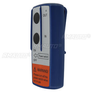 Control Remoto Inalámbrico Universal para Grúa de Coche de 24V y 30 m (98 Pies) con Doble Mando a Distancia, Color Azul - Product Image 3