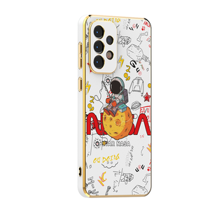 Funda trasera para teléfono móvil <span class=keywords><strong>Samsung</strong></span> A13, A33, A53, A73, patrones personalizados, galvanizado 6D, TPU, <span class=keywords><strong>a</strong></span> prueba de golpes - Product Image 6