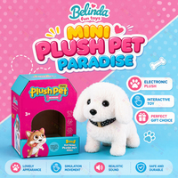 Jouets en peluche Belinda, jouets en peluche électriques amusants, cadeaux de qualité supérieure, chien en peluche électronique, animaux en peluche personnalisés, jouets en peluche pour enfants