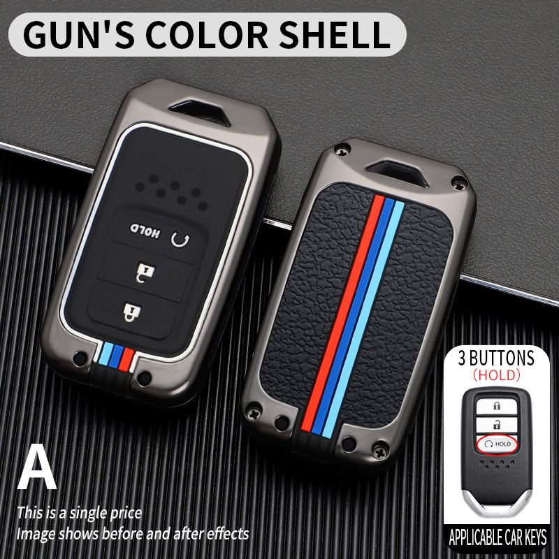 Modelo a-3 botones de inicio-gunmetal de una sola carcasa