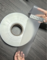 Vente chaude 10cm largeur TPU ruban d'étiquette en silicone en caoutchouc transparent pour étiquette de vêtements