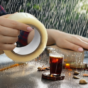 Cinta de Embalaje Transparente de Alta Calidad BOPP de una Sola Cara, Activada por Agua, Adhesivo Acrílico Sensible a la Presión, Cinta Impermeable - Product Image 2