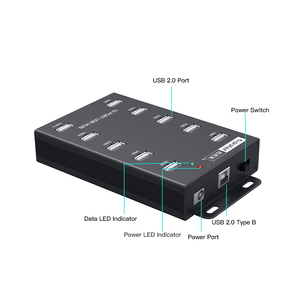 Sipolar A300 10 cổng USB 3.0 Splitter <span class=keywords><strong>Hub</strong></span> Powered cổng USB <span class=keywords><strong>HUB</strong></span> với <span class=keywords><strong>12V</strong></span> 5A <span class=keywords><strong>Power</strong></span> <span class=keywords><strong>Adapter</strong></span> cho điện thoại máy tính bảng - Product Image 4