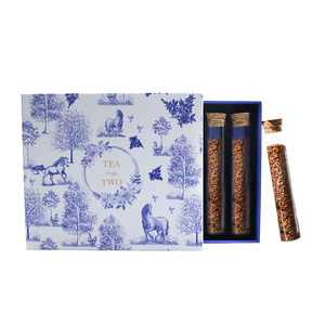 Logo Tùy Chỉnh Sang Trọng Để Làm Quà Tặng Ống ThủY Tinh Bộ Hộp Đựng Trà Đậu Vani - Product Image 1