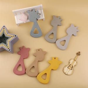 Juego de <span class=keywords><strong>mordedor</strong></span> de silicona sin BPA 2025 con una caja con forma de Animal, <span class=keywords><strong>mordedor</strong></span> para bebé, juguetes para masticar - Product Image 6