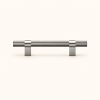 Poignées de tirage en laiton massif finition nickel brossé bronze antique - Quincaillerie de meuble de style français-américain pour armoire et cuisine