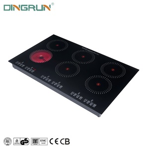Nhà Máy Giá Rẻ Giá thông minh điện cảm ứng HOB nhà bếp Slim 6 Burner cảm ứng đung - Product Image 1
