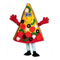Costume de mascotte Donut Cartoon Hamburger Pizza Hot Dog Frites Adulte Marche Cosplay Halloween Party Performance Props