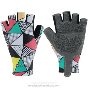 Mcycle Custom Half Finger Aero Outdoor Sport Gloves Gel Anti-shock Gym Bicycle Gloves MTB Cycling Glove