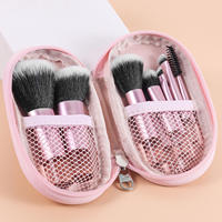 Prix compétitif, mini sac en PU multicolores, pinceaux à paupières, pinceaux de maquillage, ensemble de voyage professionnel