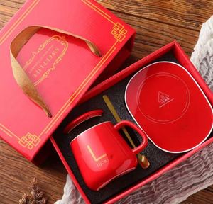 Ensemble de tasses isothermes Baichen 55 degrés en acier inoxydable avec base chauffante, maintien au chaud constant, design moderne, cadeau d'affaires - Product Image 2