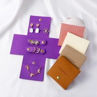 Organisateur de bijoux de voyage portable en microfibre avec logo personnalisé, vert, pliable, pour colliers, bagues, boucles d'oreilles, bracelets