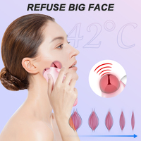 Masseur facial électrique pour la beauté de la peau à micro-courant 3D, 3 vitesses, mini appareil de tonification faciale à micro-courant pour lutter contre le vieillissement et réduire les rides