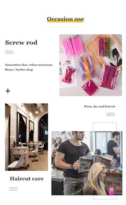 20 Piezas de Rizadores de Pelo en Espiral de Plástico Largos para Peluquería, Herramientas de Salón para la Mayoría de Peinados - Product Image 4